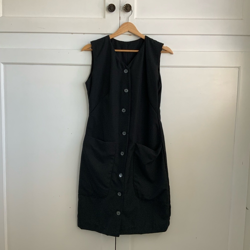 Linen mini dress